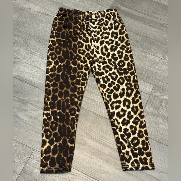 SHEIN Other - Girls SHEIN animal print leggings size 7y